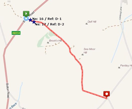 Survey Map (31/08/13) Section D